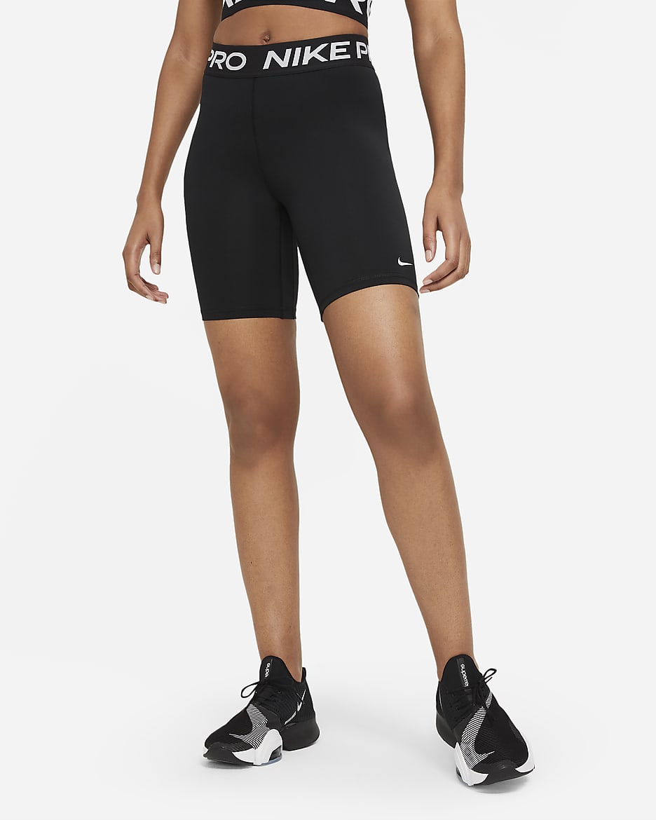 Γυναικείο σορτς Nike Pro 365 20 cm - Μαύρο/Λευκό