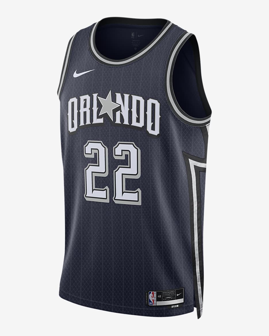 Franz Wagner Orlando Magic City Edition 2023/24 Men's Nike Dri-FIT NBA Swingman Jersey - College Navy