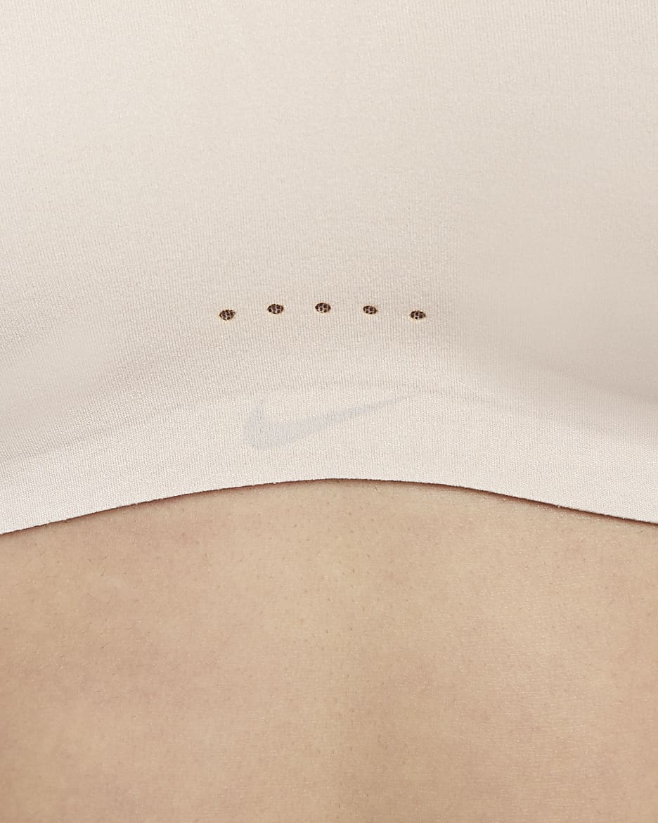 Nike Dri-FIT Alate Women's Minimalist Light-Support Padded Sports Bra - Particle Beige/Particle Beige/Dusted Clay