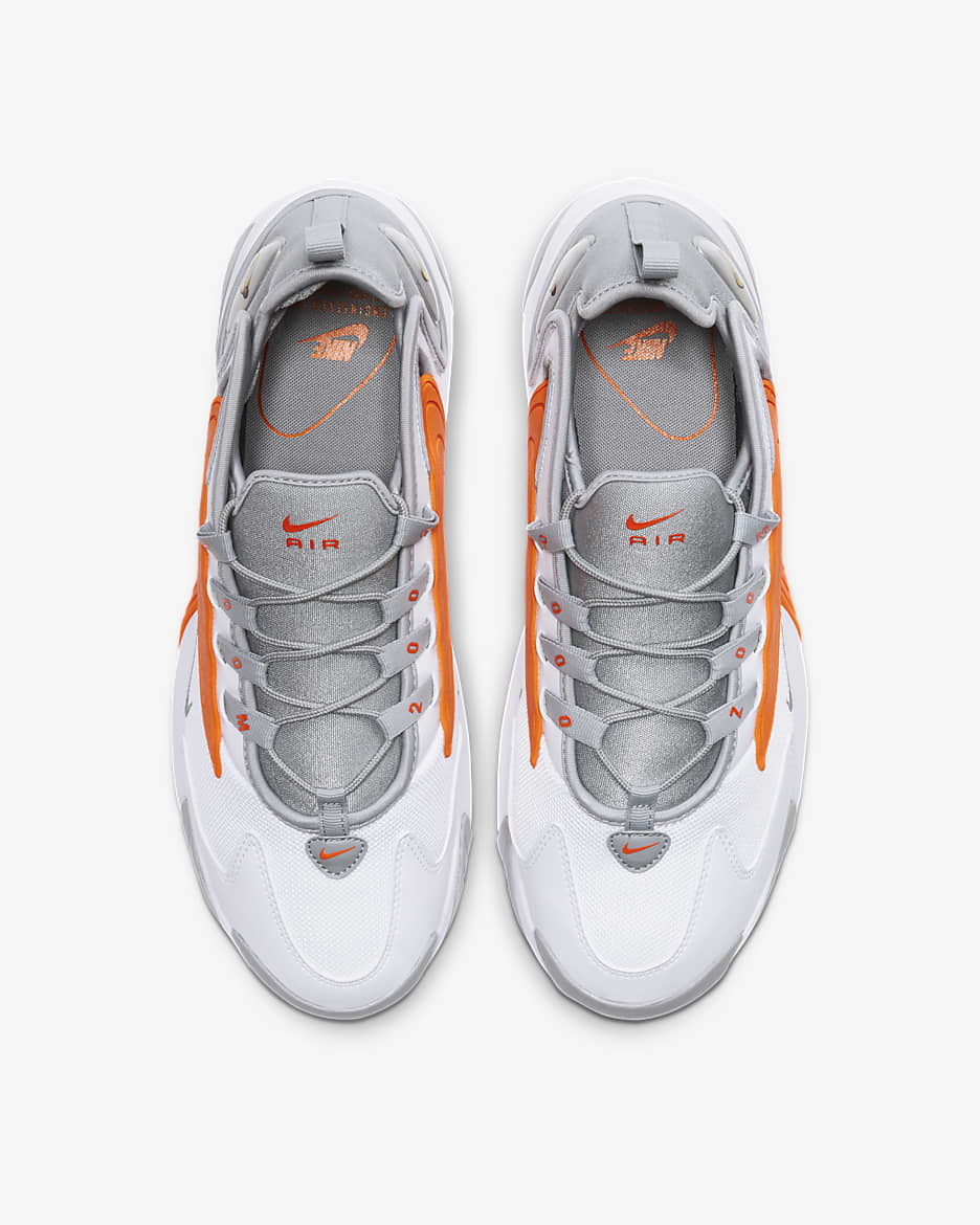 Buty męskie Nike Zoom 2K - Biel/Total Orange/Light Smoke Grey