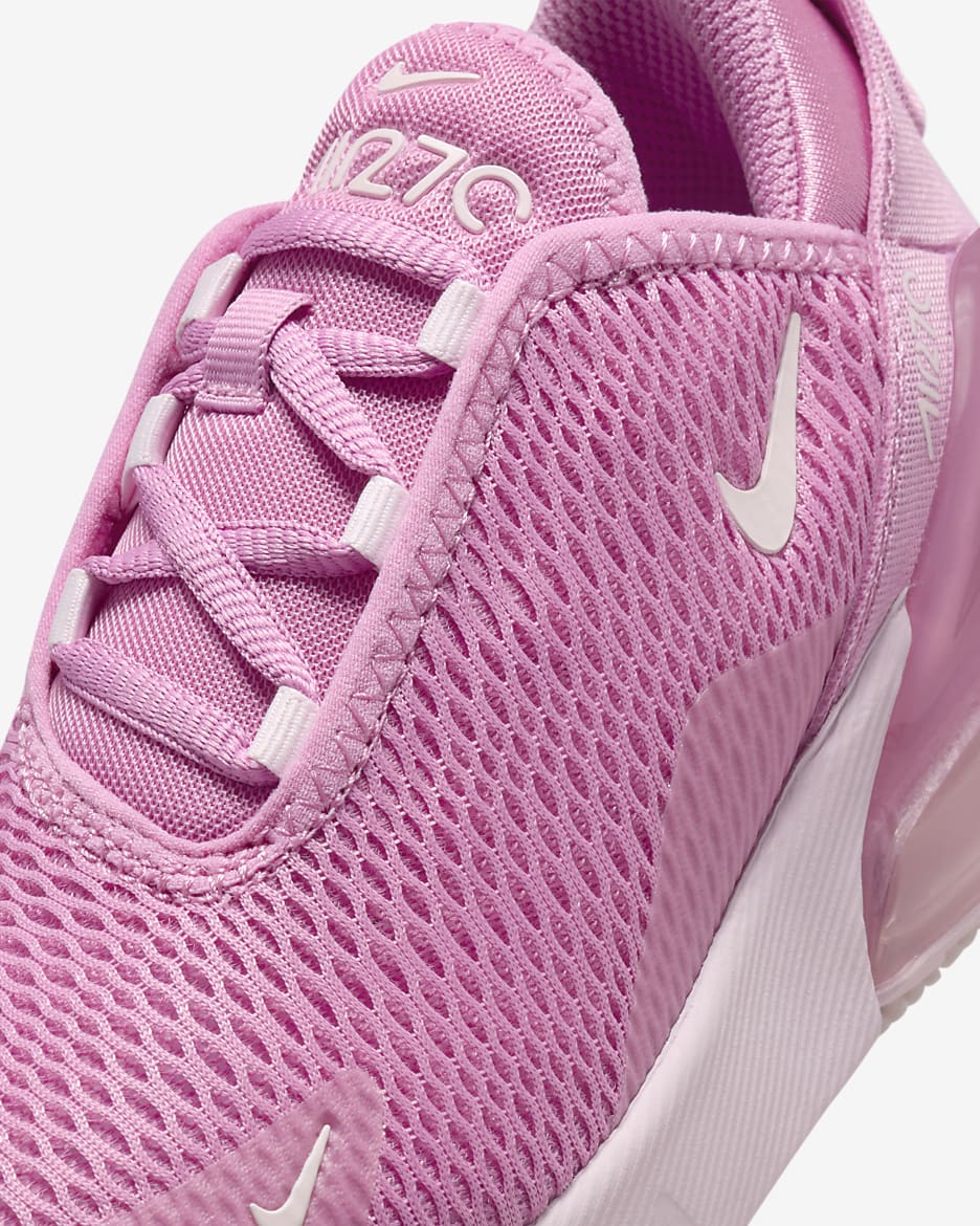 Tenis para niños de preescolar Nike Air Max 270 - Flamenco mágico/Espuma rosa