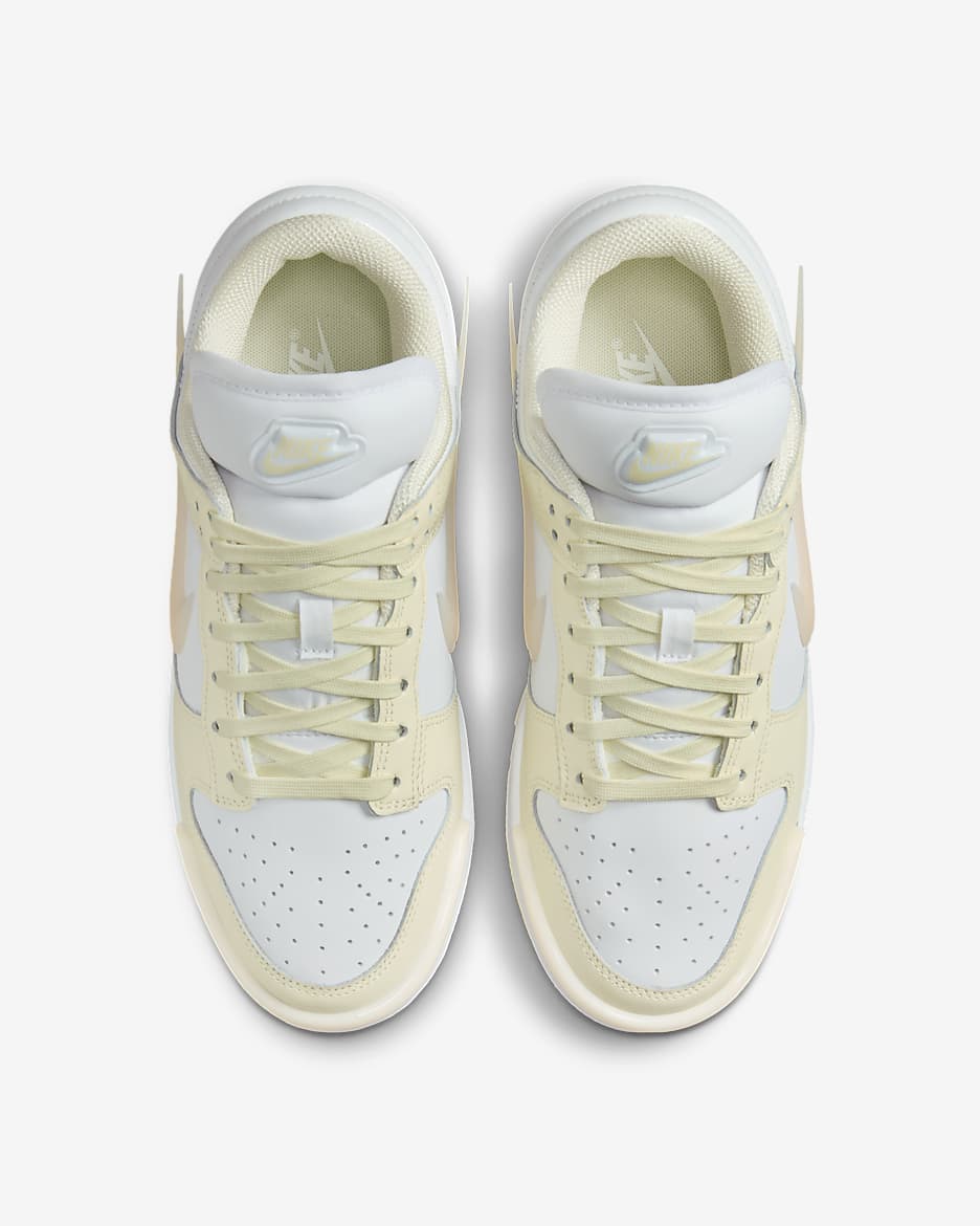 รองเท้าผู้หญิง Nike Dunk Low Twist - Coconut Milk/ขาว/Guava Ice