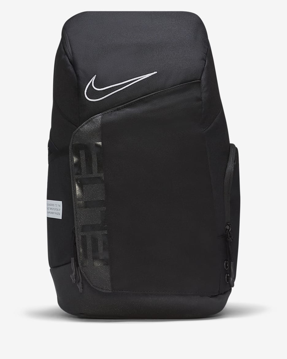 Nike Elite Pro Small Basketball Backpack (23L) - Black/Black/White