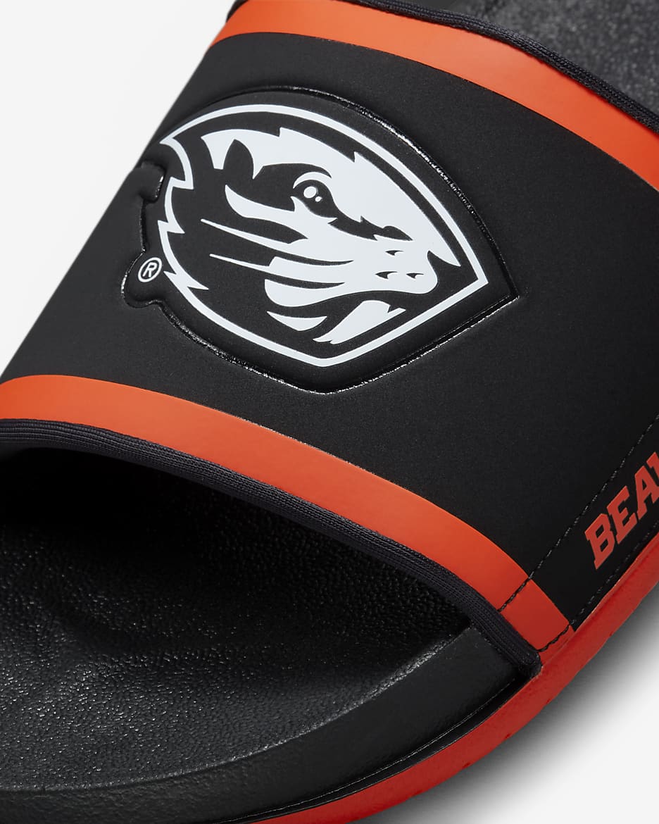 Nike Offcourt (Oregon State) Slide - Black/Team Orange/White