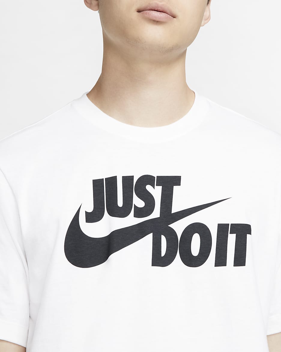 Tee-shirt Nike Sportswear JDI pour Homme - Blanc/Noir