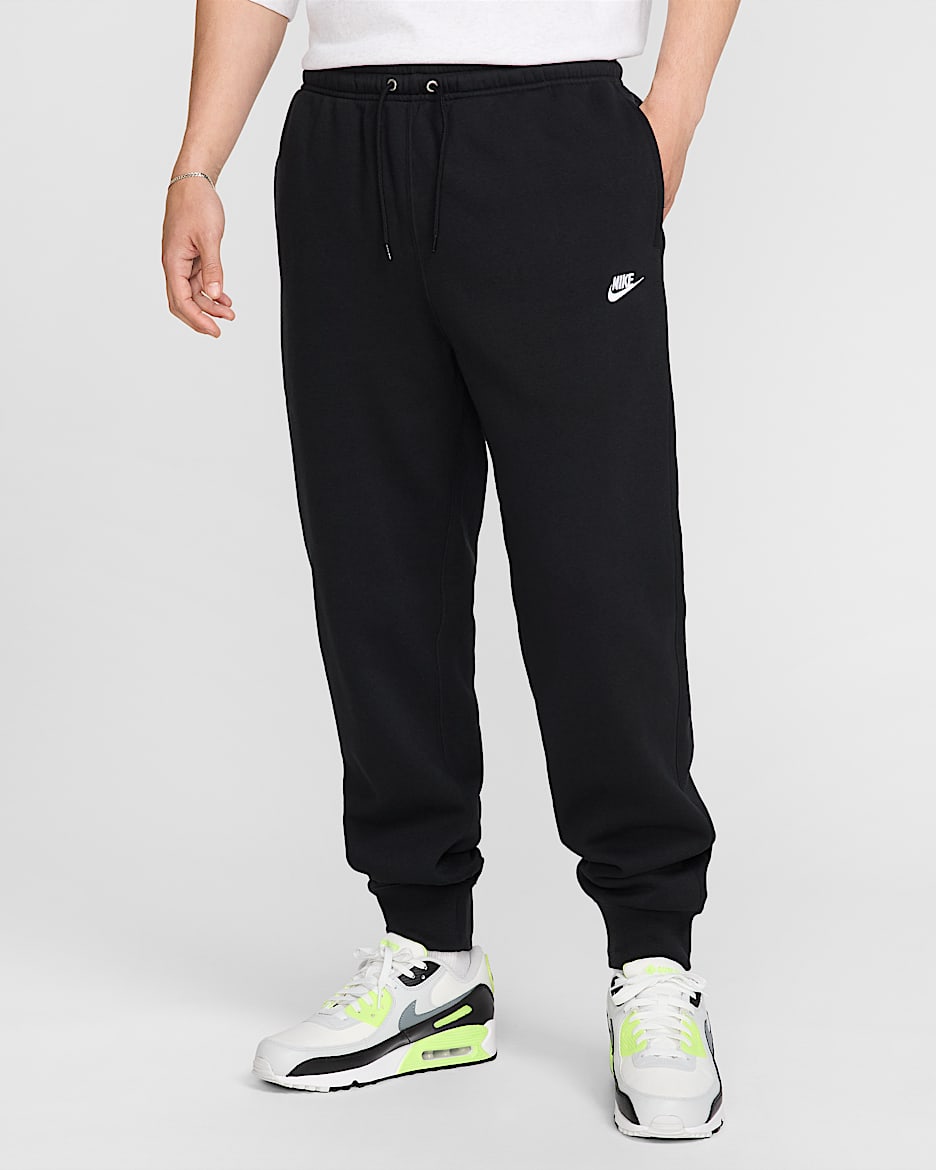 Nike Club Men's Joggers - Black/Black/White