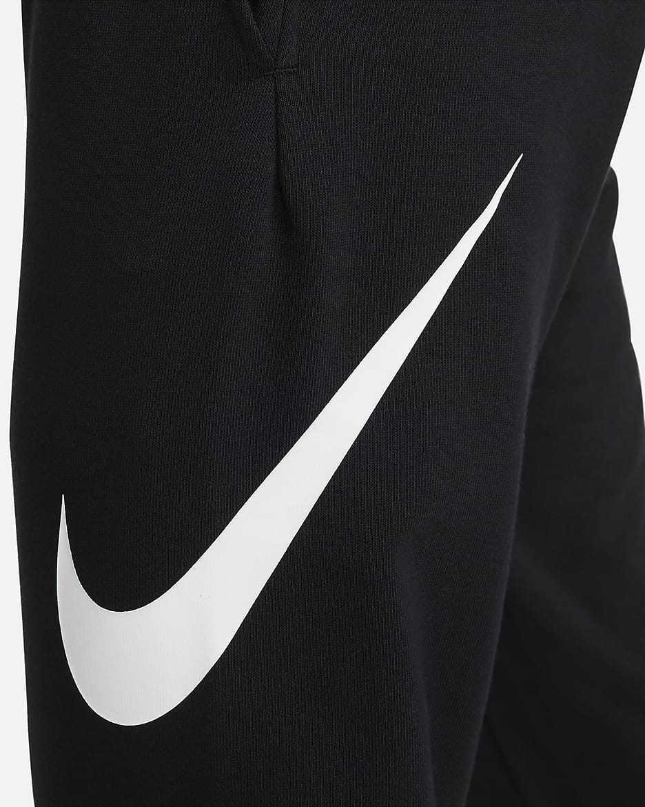 Nike Dri-FIT Men's Tapered Training Trousers - Black/White