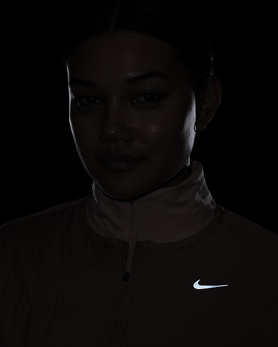 Nike Therma-FIT Swift Damen-Laufjacke - Red Stardust