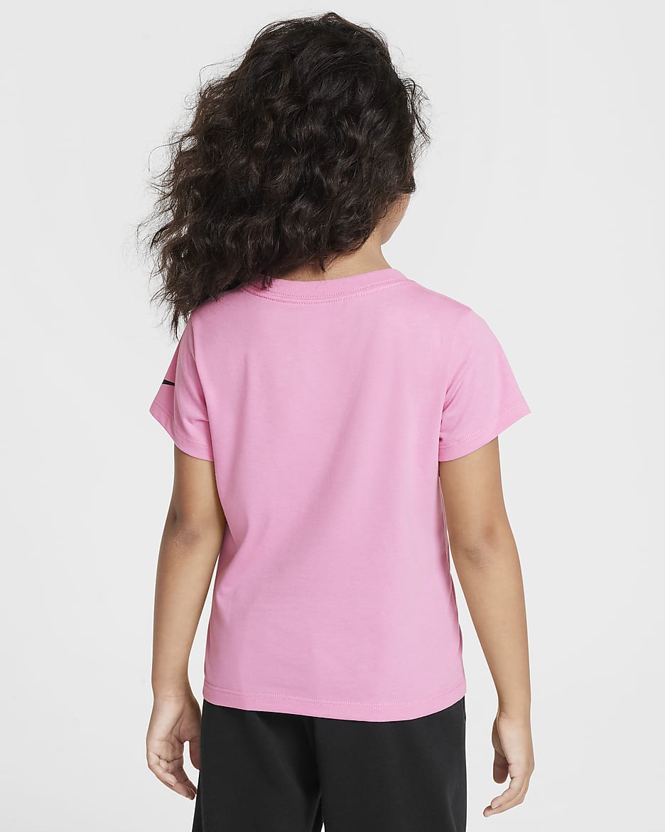 Nike Swoosh Spirit Little Kids' T-Shirt - Magic Flamingo