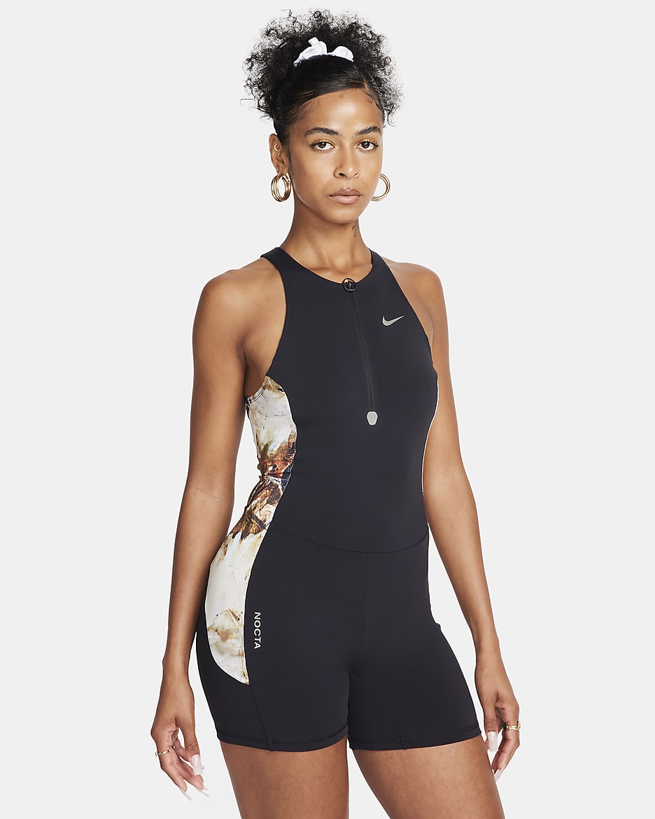 NOCTA Run Women's Leotard - Black/Baroque Brown