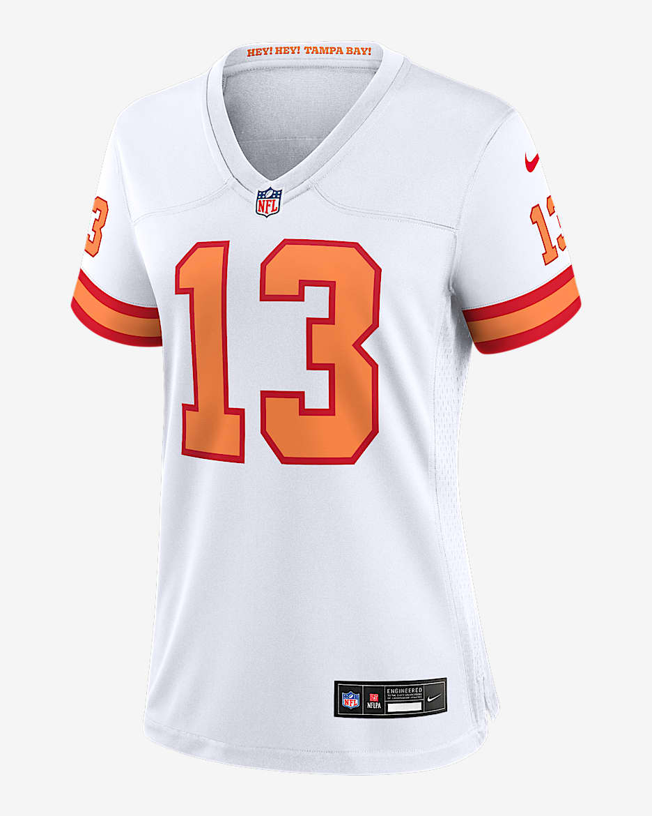 Jersey Nike de la NFL Game para mujer Mike Evans Tampa Bay Buccaneers - Blanco