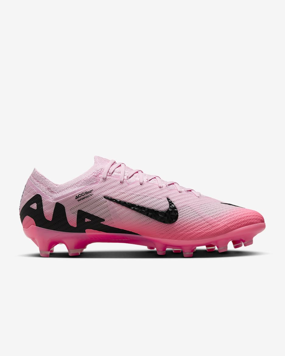 Chaussure de foot basse à crampons AG-Pro Nike Mercurial Vapor 15 Elite - Pink Foam/Noir