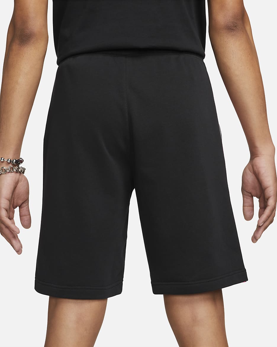 Nike Sportswear Men's Repeat French Terry Shorts - Black/White