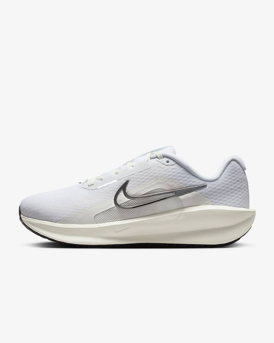 Nike Downshifter 13 Women's Road Running Shoes (Extra Wide) - White/Platinum Tint/White