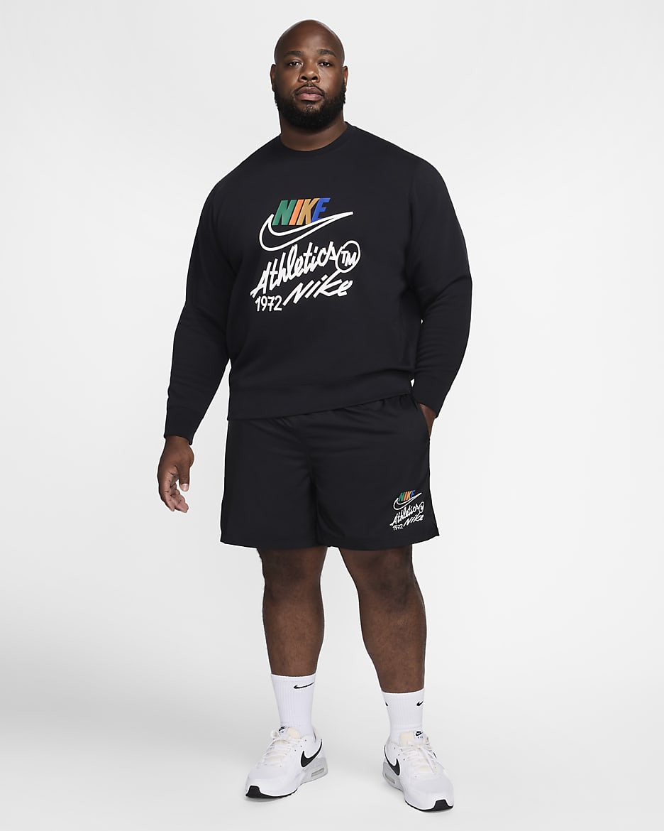 sudadera cuello redondo nike