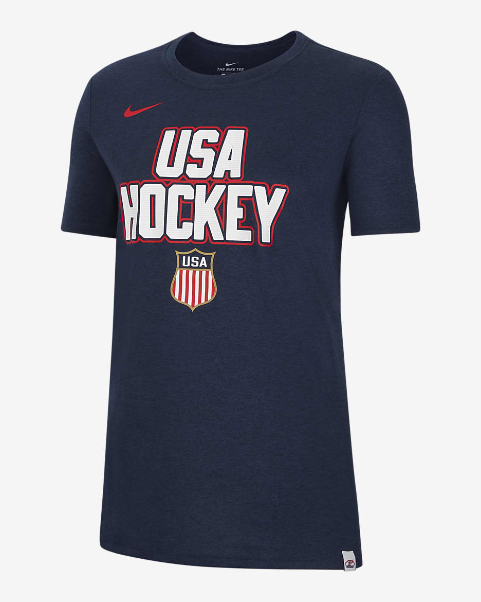 Nike Women's T-Shirt - Navy