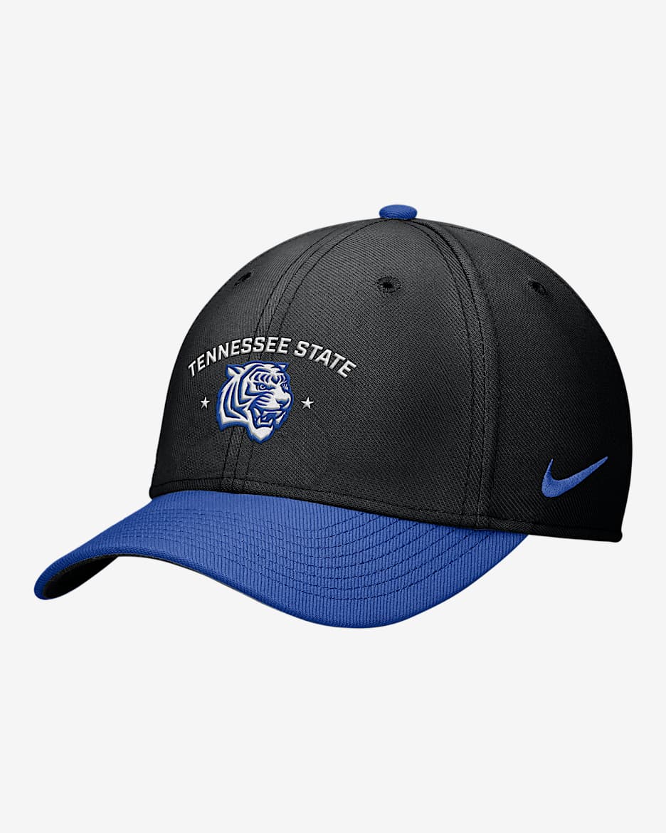 Gorra Dri-FIT SwooshFlex Nike Rise College (Tennessee State University) - Negro