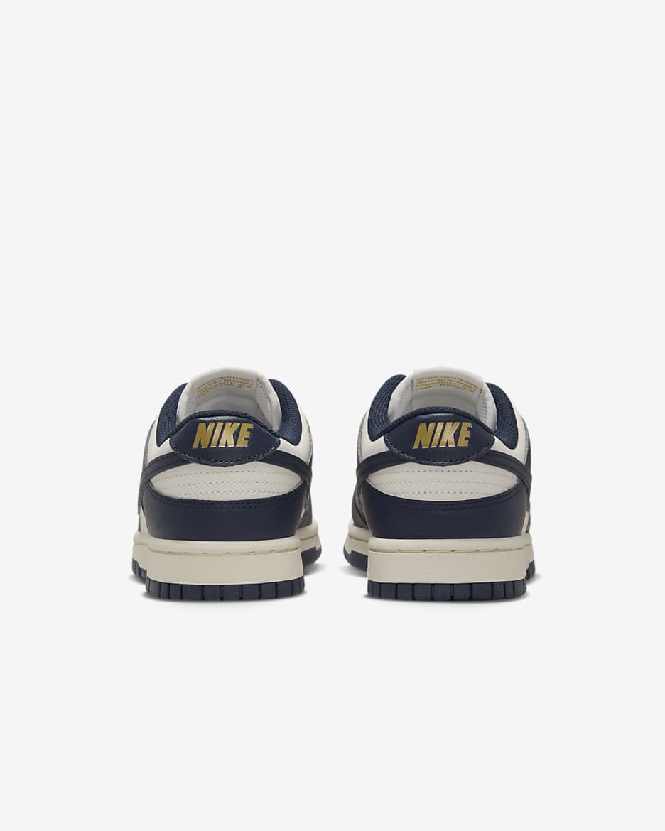 Sko Nike Dunk Low Next Nature för kvinnor - Phantom/Pale Ivory/Metallic Gold/Obsidian