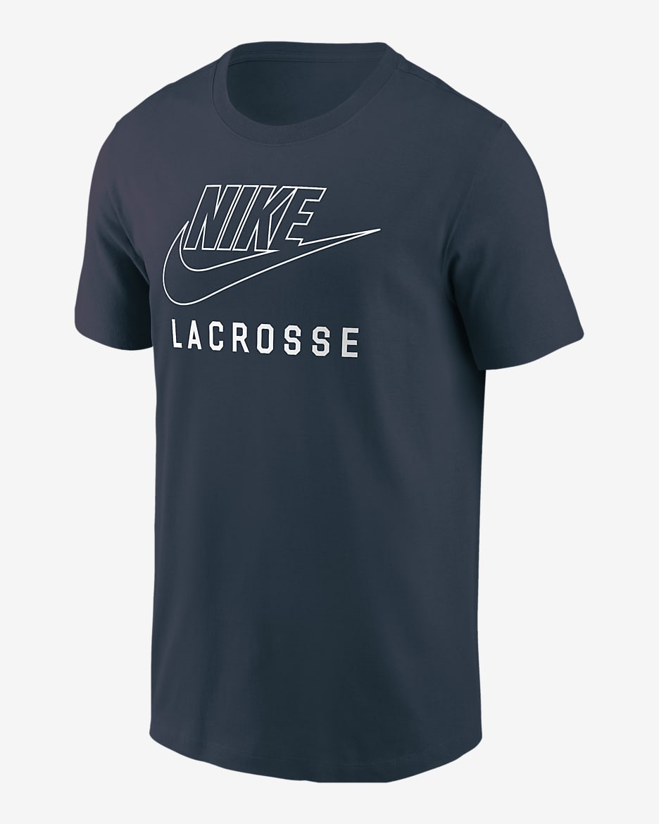 Playera de lacrosse para hombre Nike Swoosh - Trueno azul