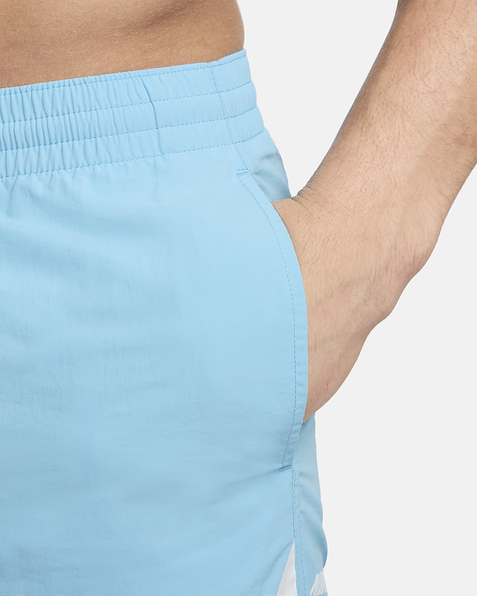 Nike Swim Men's 7" Volley Shorts - Aquarius Blue