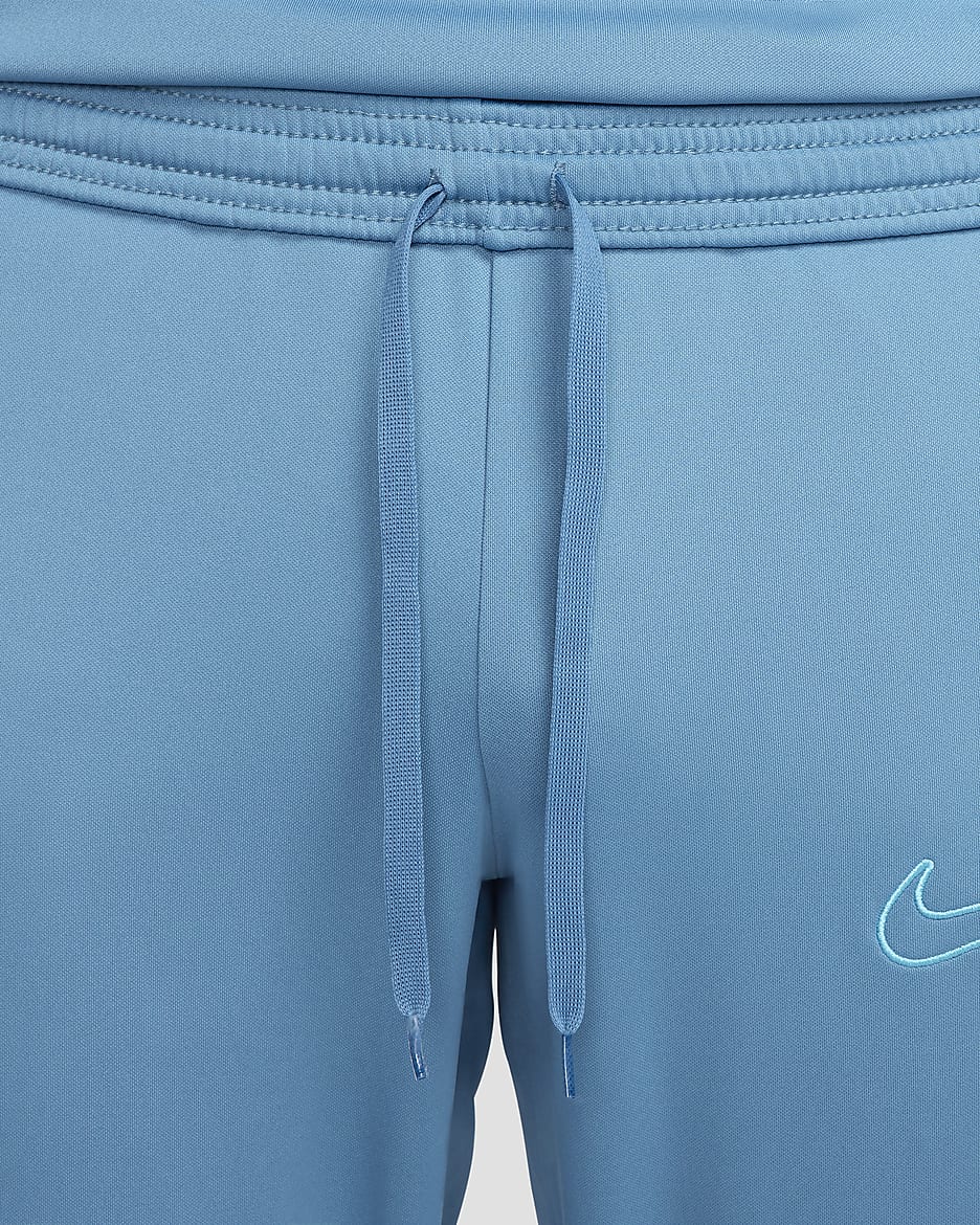 Nike Dri-FIT Academy Men's Zippered Soccer Pants - Aegean Storm/Aegean Storm/Aegean Storm/Baltic Blue