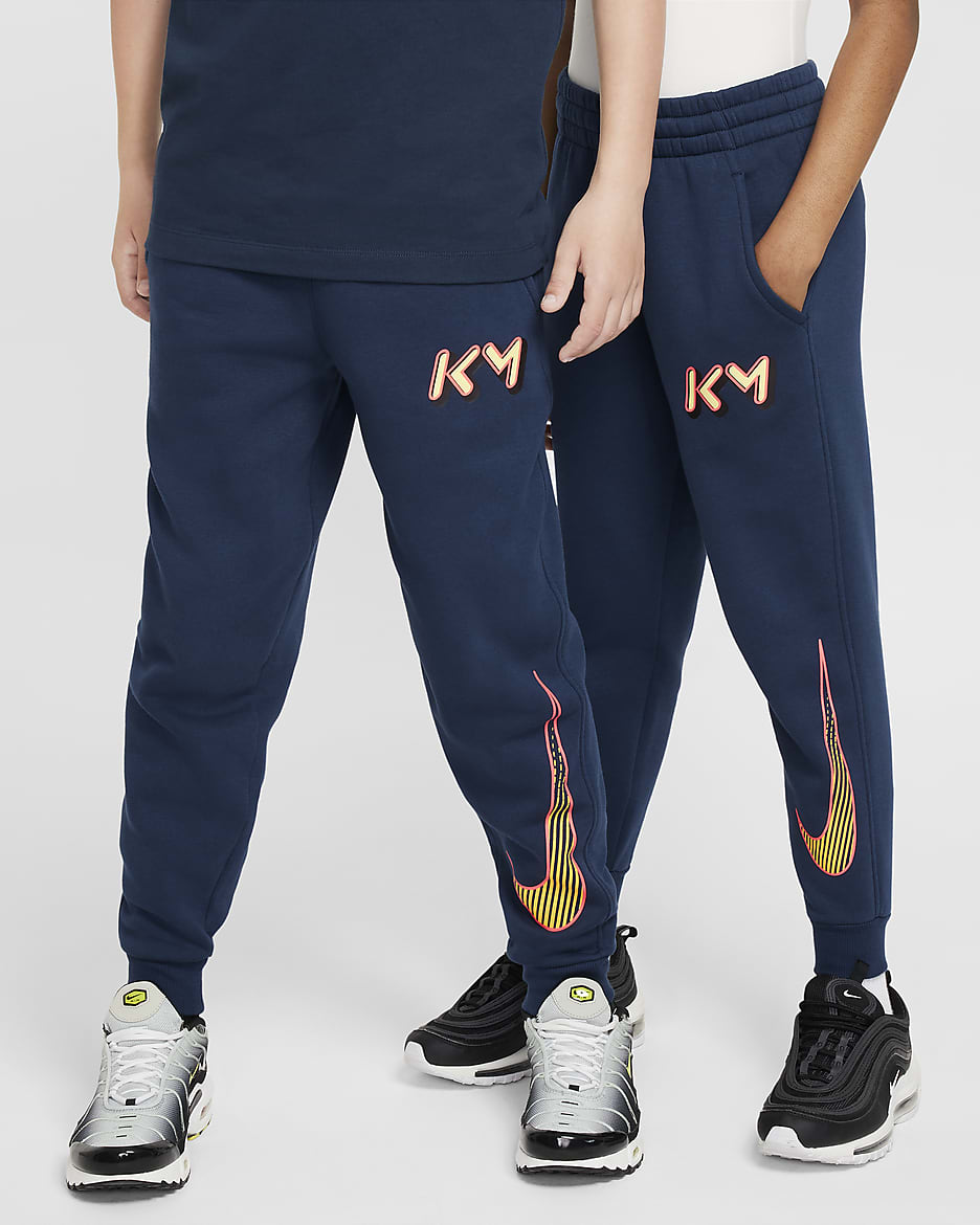 Joggery dla dużych dzieci Kylian Mbappé Club Fleece - Armory Navy