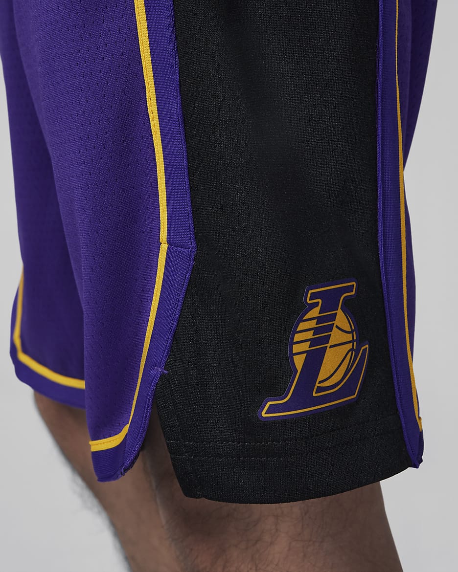 Basketbalové kraťasy Jordan NBA Swingman Los Angeles Lakers Statement Edition pro větší děti - Field Purple