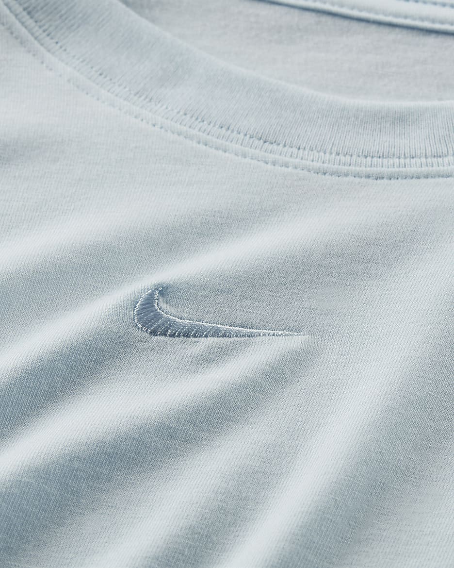 เสื้อยืดผู้หญิง Nike Sportswear Chill Knit - Glacier Blue/Glacier Blue