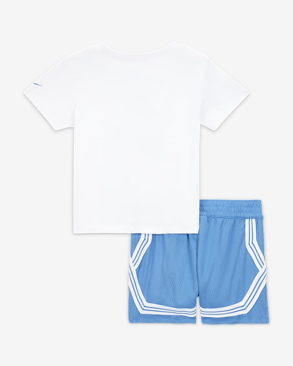 Nike Dry-FIT Fly Crossover Baby (12-24M) 2-Piece T-Shirt Set - University Blue