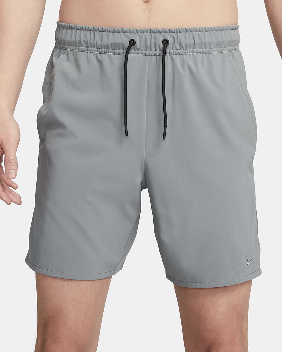 Nike Unlimited Men's Dri-FIT 18cm (approx.) Unlined Versatile Shorts - Smoke Grey/Black/Smoke Grey