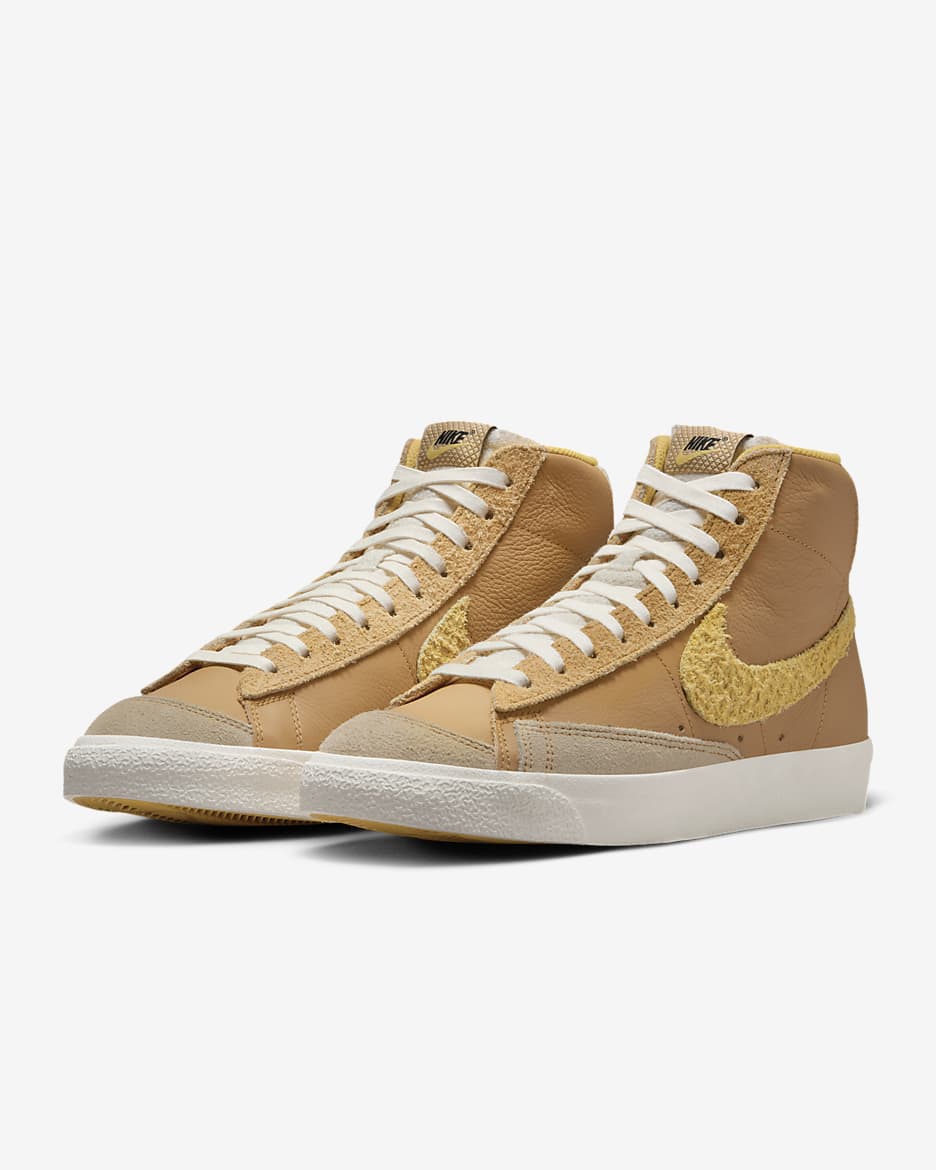 Nike Blazer Mid '77 Vintage Men's Shoes - Wheat/Team Gold/Black/Vivid Sulfur