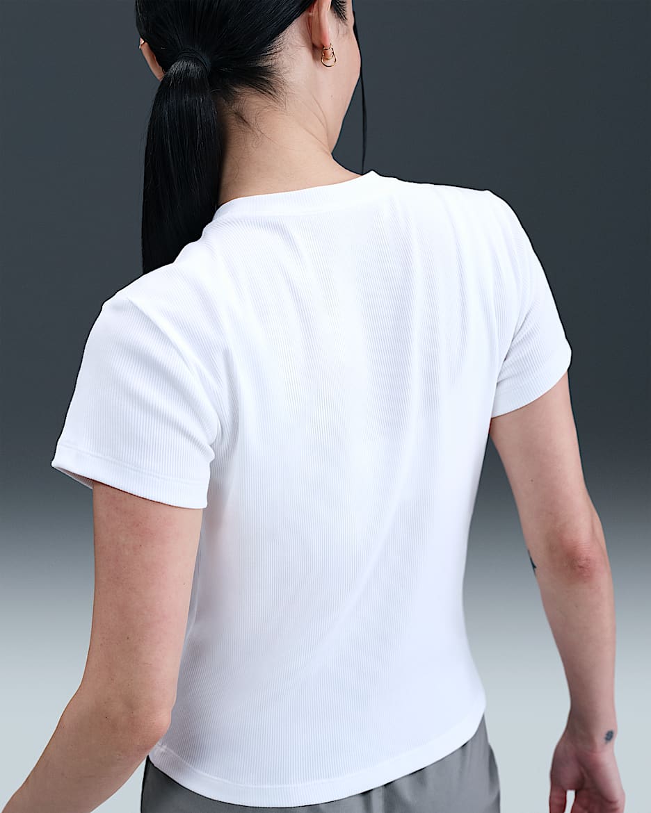 Nike Sportswear Women's Tight Ribbed Short-Sleeve T-Shirt