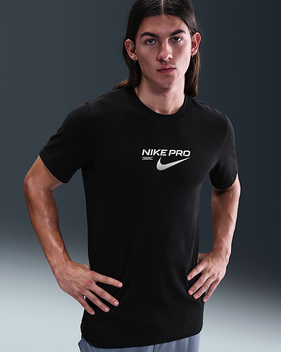 Nike Men's Dri-FIT Training T-Shirt - Black