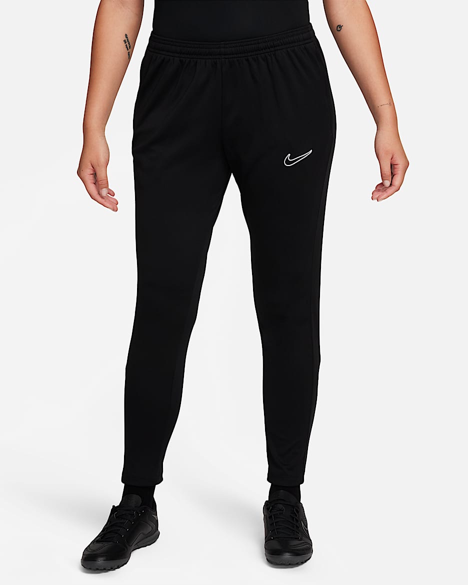 ナイキ Dri-FIT アカデミー ウィメンズ ニット サッカーパンツ (ストック) - ブラック/ブラック/ホワイト