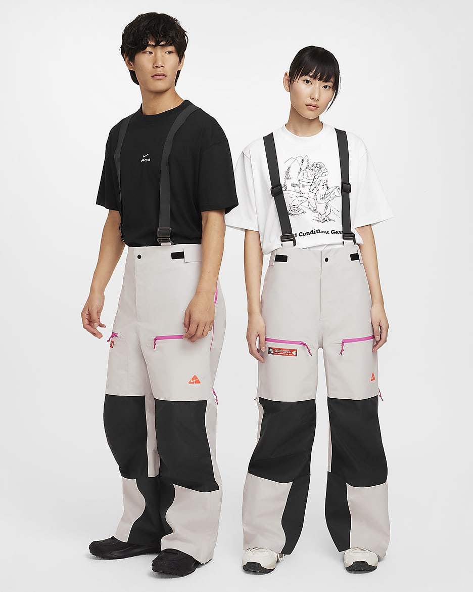 ナイキ ACG GORE-TEX "Chena Vortex" Storm-FIT ADV スキービブス - ライトオールウッドブラウン/アンスラサイト/サミットホワイト