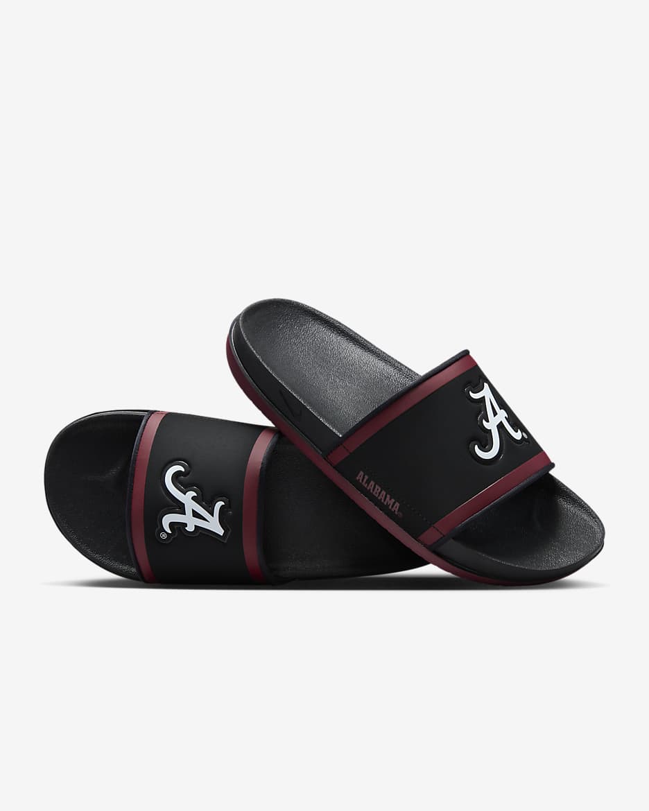 Nike Offcourt (Alabama) Slide - Black/Team Crimson/White