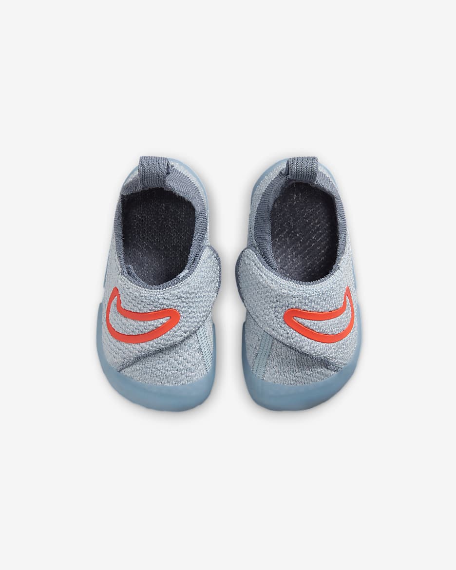 Nike Swoosh 1 Baby/Toddler Shoes - Light Armoury Blue/Football Grey/Ashen Slate/Hyper Orange