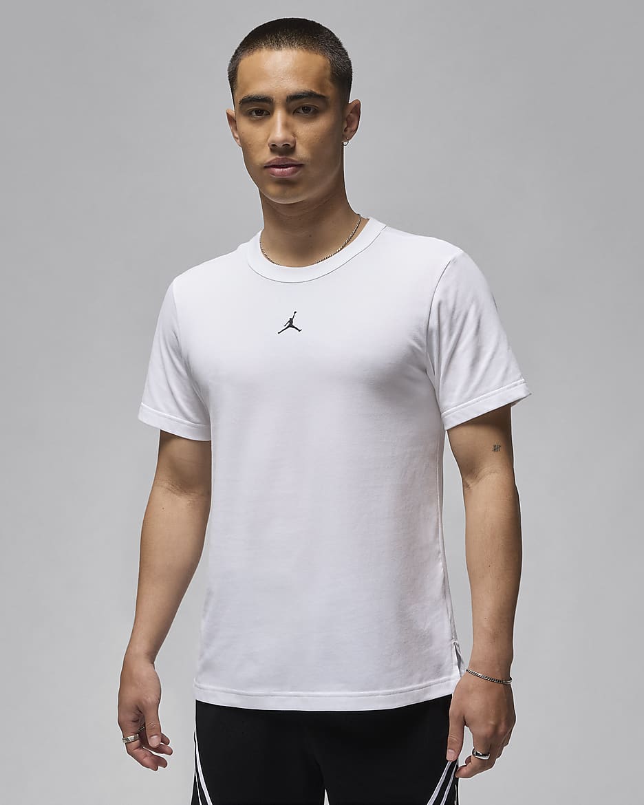 ジョーダン Dri-FIT スポーツ メンズ パフォーマンス トップ - ホワイト/ブラック