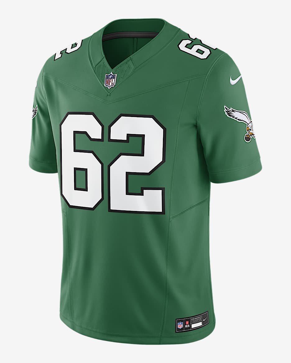 Jersey de fútbol americano Nike Dri-FIT de la NFL Limited para hombre Jason Kelce Philadelphia Eagles - Verde Kelly