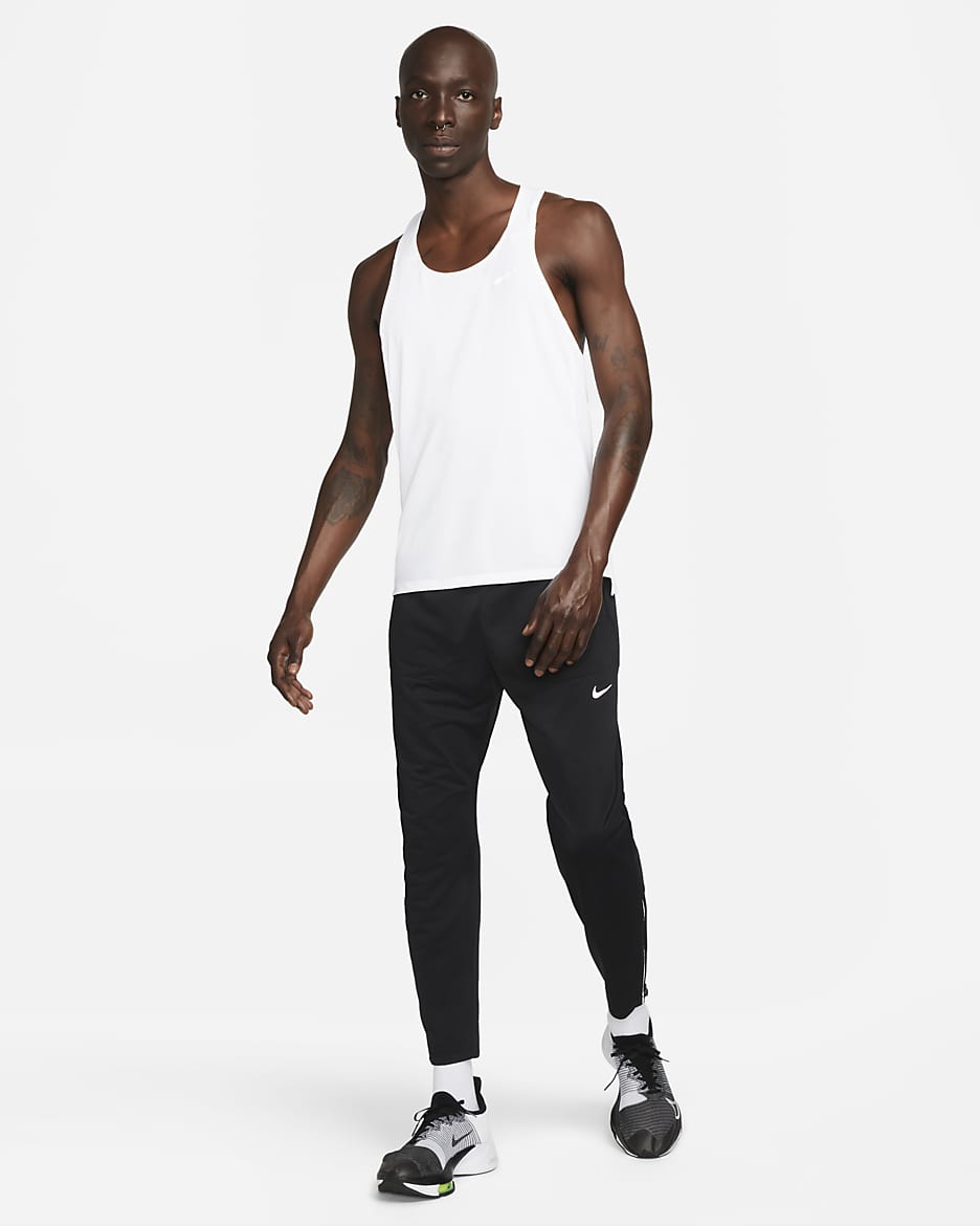 Haut de course Nike Dri-FIT Fast pour Homme - Blanc