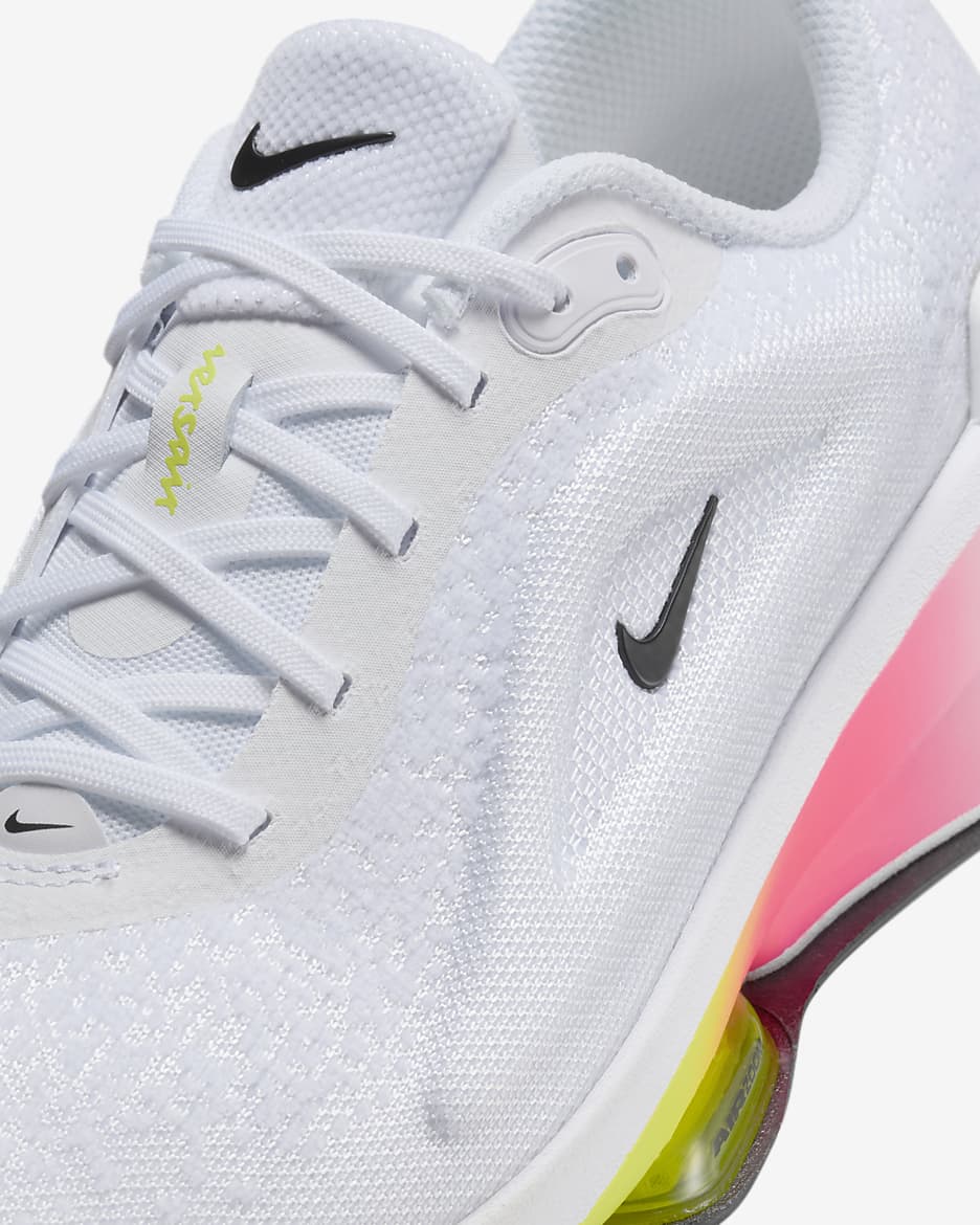 Calzado de entrenamiento para mujer Nike Versair - Blanco/Cíber/Volt/Negro