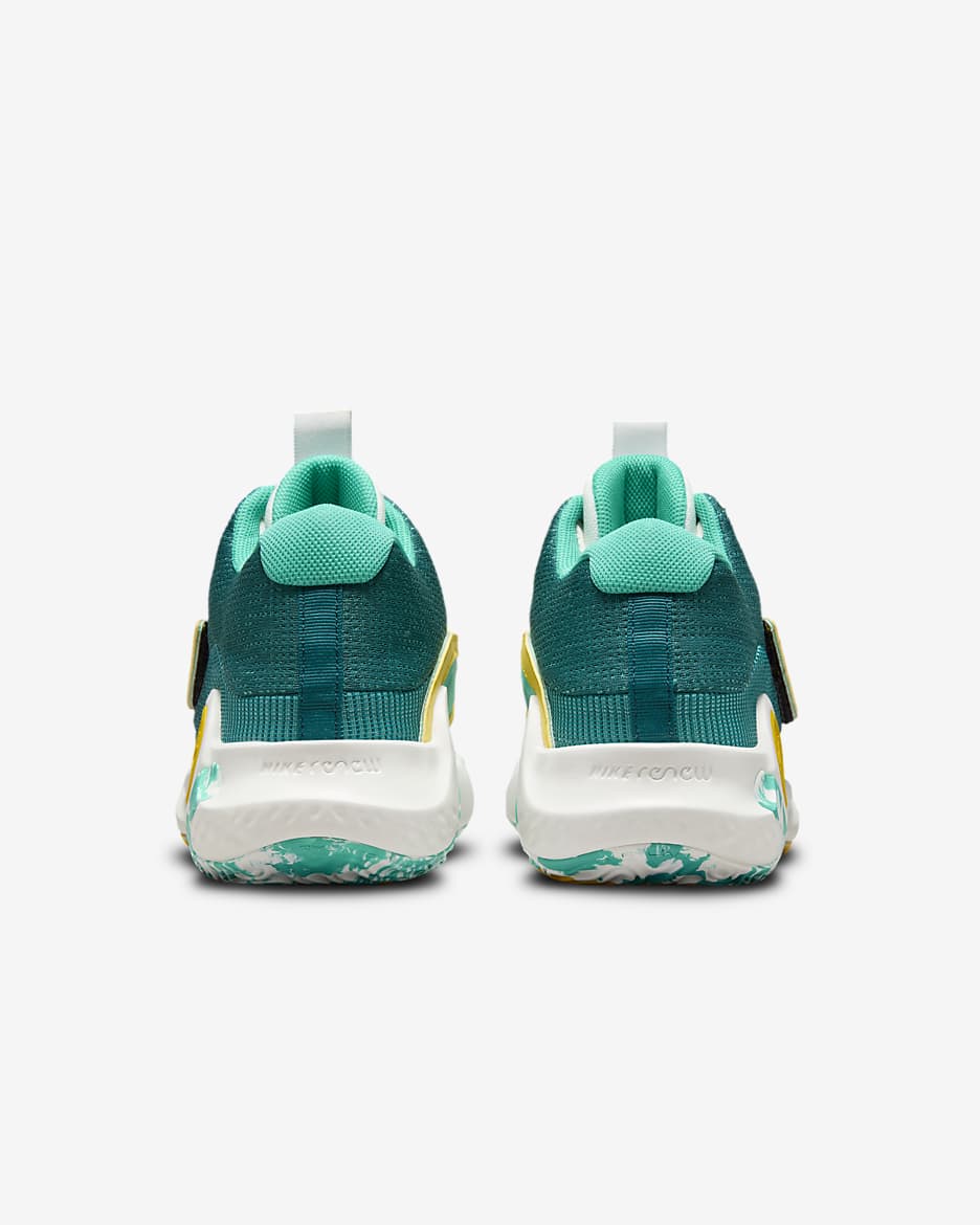 KD Trey 5 X EP Basketball Shoes - Clear Jade/Sail/Vivid Sulphur/Geode Teal