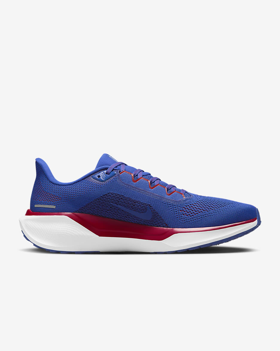 Nike Pegasus 41 NFL New York Giants Men's Road Running Shoes - Rush Blue/White/Gym Red/White