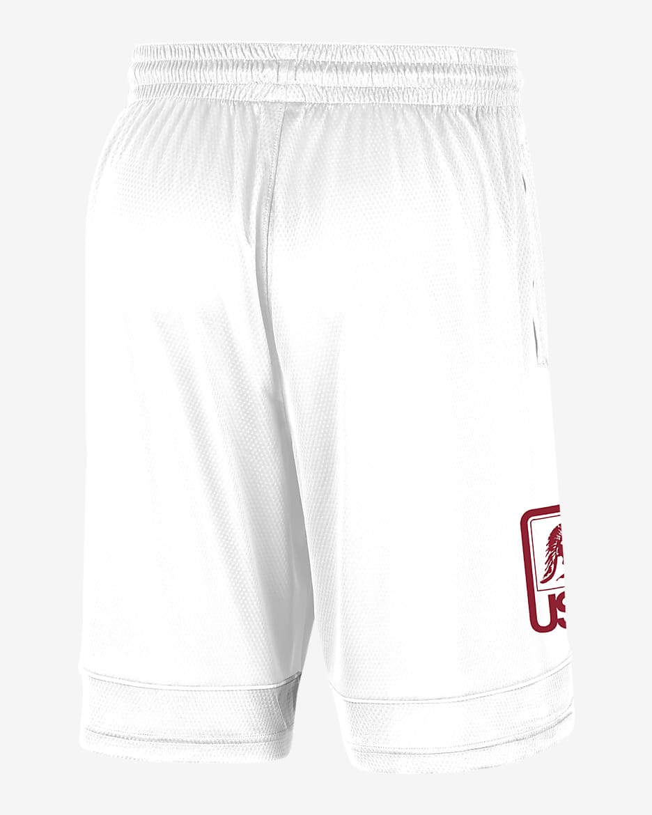 USC Men's Nike College Shorts - White