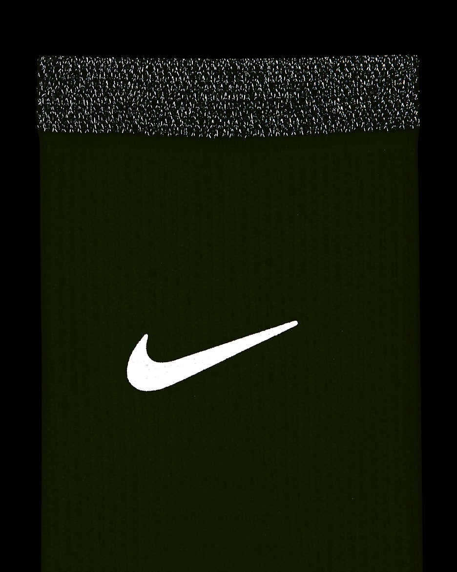 Nike Spark Lightweight Running Crew Socks - Volt/Reflect Silver