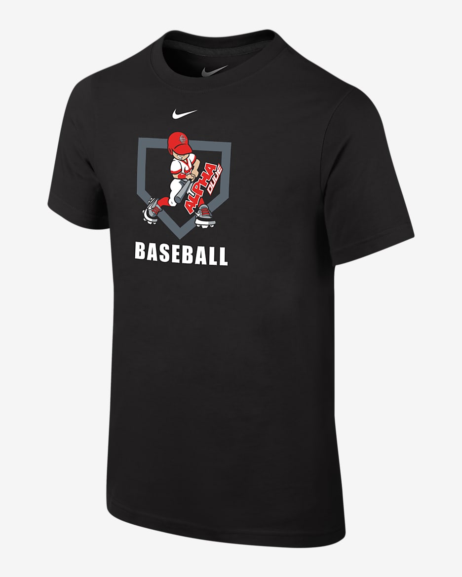 Nike Big Kids' Baseball T-Shirt - Black