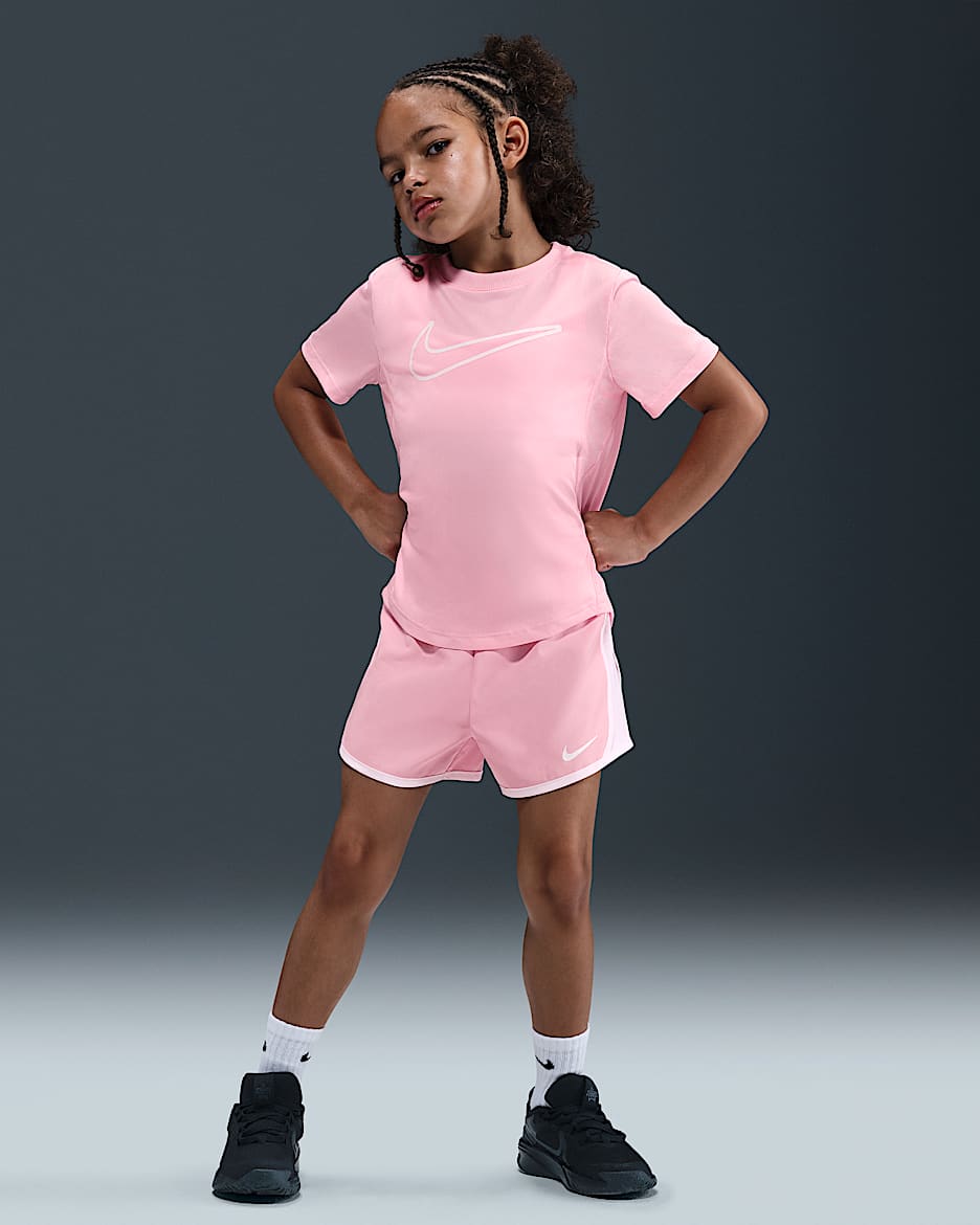 Nike Dri-FIT Little Kids' Tempo Shorts - Medium Soft Pink