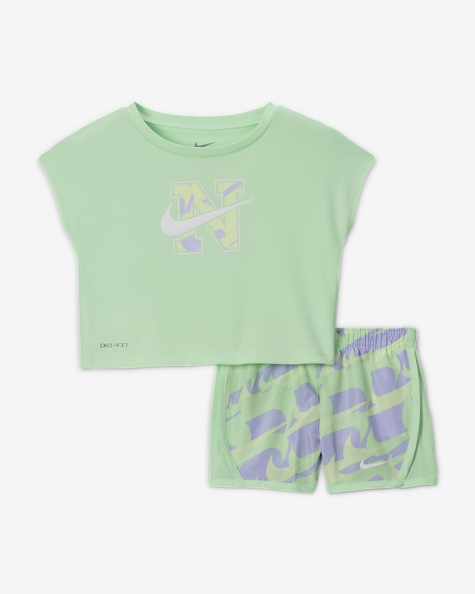 Nike Dri-FIT Prep in Your Step Baby (12–24M) Tempo Set - Hydrangeas