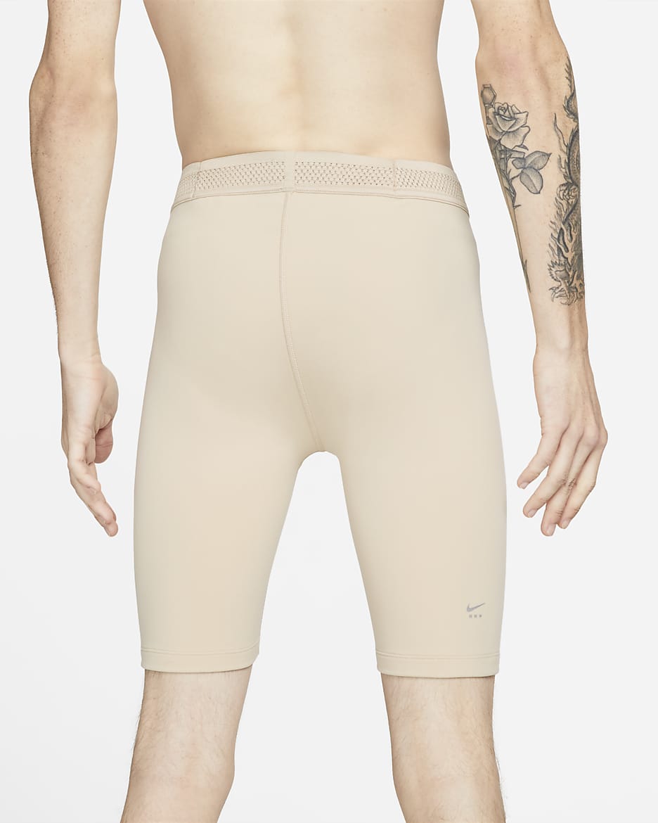 Nike Dri-FIT x MMW Men's 3-in-1 Shorts - Flat Opal/Desert Ore