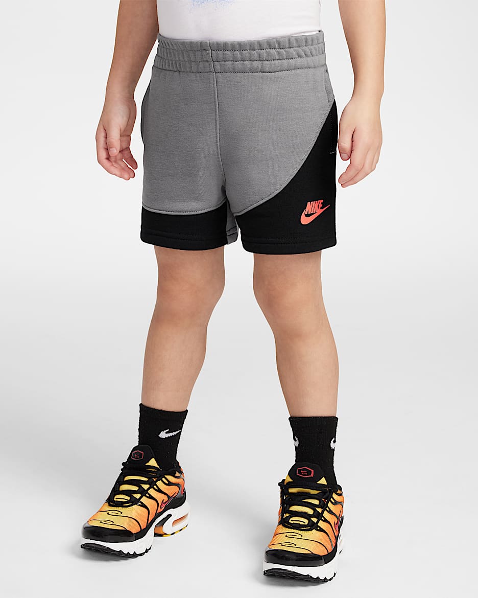 Nike Sportswear Toddler On the Move French Terry Shorts - Black
